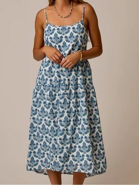 Carve Designs Jacey Midi Dress NWT